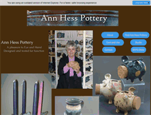 Tablet Screenshot of annhesspottery.com